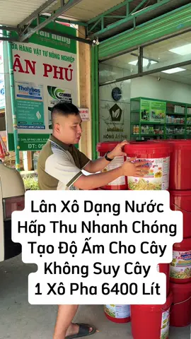 Lân xô dạng nước cao cấp hấp thu nhanh 2-3 ngày sau tưới #taomamhoa #caytrong #saurieng #phanbon #lantaomam 