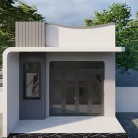 Mẫu nhà cấp 4 hiện đại 5.5x18 ❤️❤️#nhacap4hiendai #xuhuongtiktok #xaynhadep68 