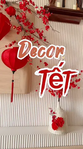 Gợi ý decor tết, trang trí tết với cành đào #phukientrangtritet #khosiphukientrangtri #denlongtrangtritet #canhdaorau #xuhuong 