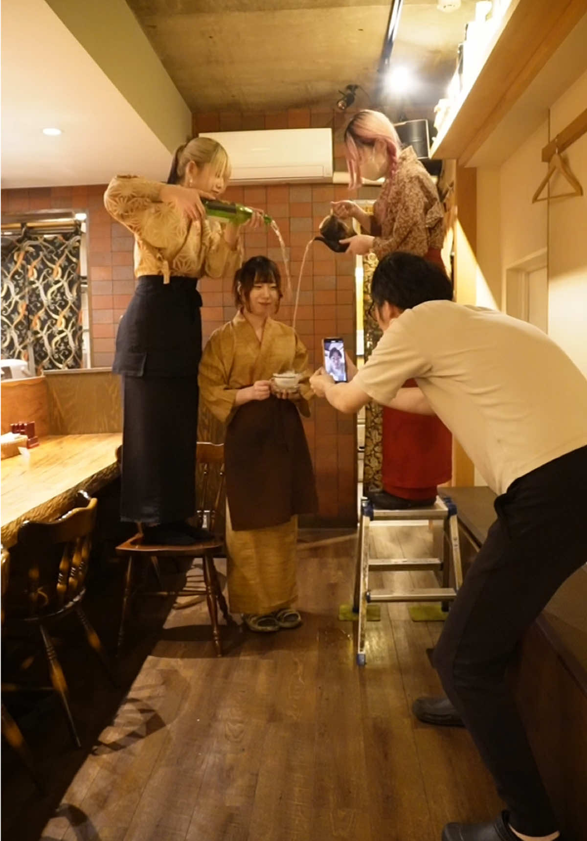 The usual shooting scene