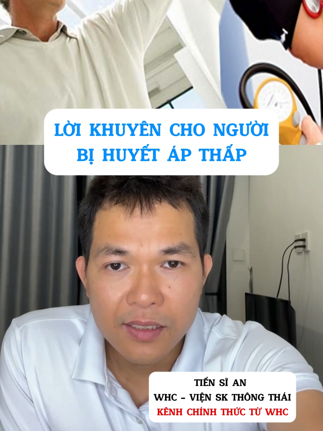 Lời khuyên cho người bị huyết áp thấp #tsdsngocan #songkhoe247 #duczohar