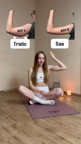 3 phút với bài tập cánh tay th.on g.ọn🔥##nhiennhiengiupbangiamcan #workout #exercise #loseweigth #homeworkout 