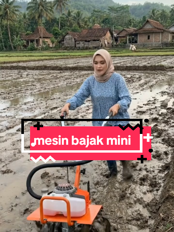 mesin pajak mini sebagai alat petani yang pintar  #bajaksawah #traktor #agriculture #farm #creatorsearchinsights 