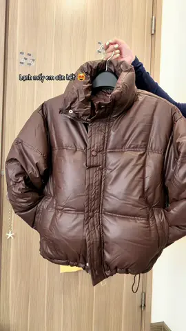 Áo phao da siêu dày#xh #xuhuongtiktok #aophaonu #aophaobeo #aokhoacphao  