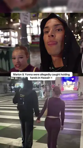 Marlon & Yonna were allegedly caught holding hands in Hawaii #marlon #yonna #foryoupage #rizz #girlfriend 