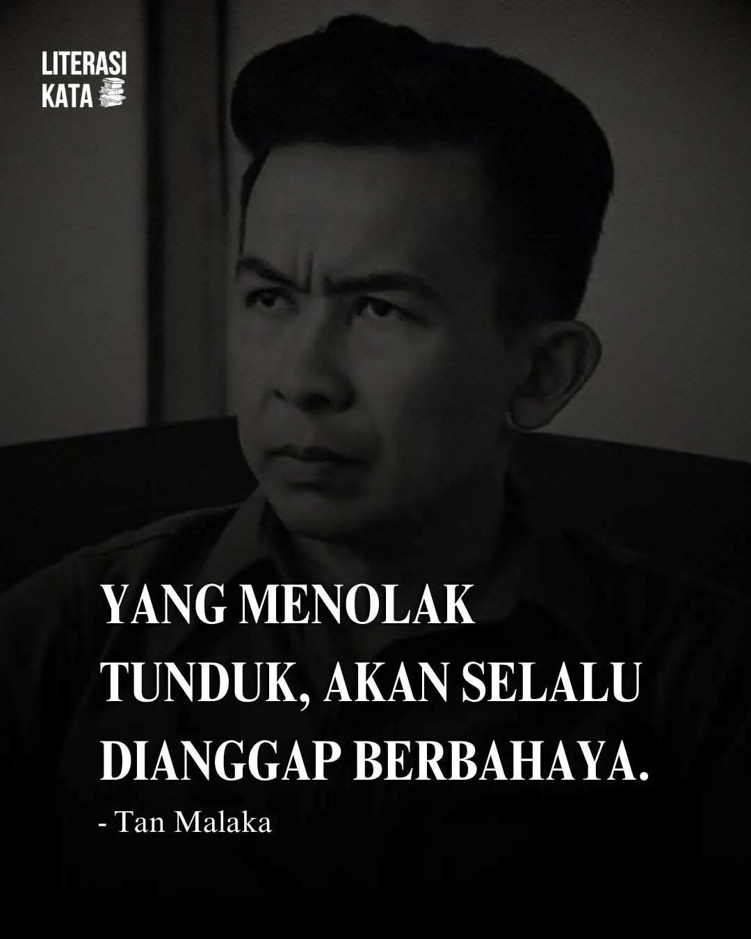 Pernah nggak kamu merasa dicap “bermasalah” hanya karena kalian tidak mau ikut arus? Dunia sering kali nyaman dengan kepatuhan.  Tapi ketika ada seseorang yang berani bertanya, menolak, atau berpikir berbeda… tiba-tiba dia dianggap ancaman. Seperti kata Tan Malaka: “Yang menolak tunduk, akan selalu dianggap berbahaya.” Padahal, perubahan besar justru lahir dari orang-orang yang berani berkata tidak pada ketidakadilan, dan ya pada kebenaran—meski itu membuat mereka tidak disukai. Coba pikirkan… Apakah menurut kamu, menolak tunduk itu tanda keberanian atau pemberontakan? Salam Kato 🖐️