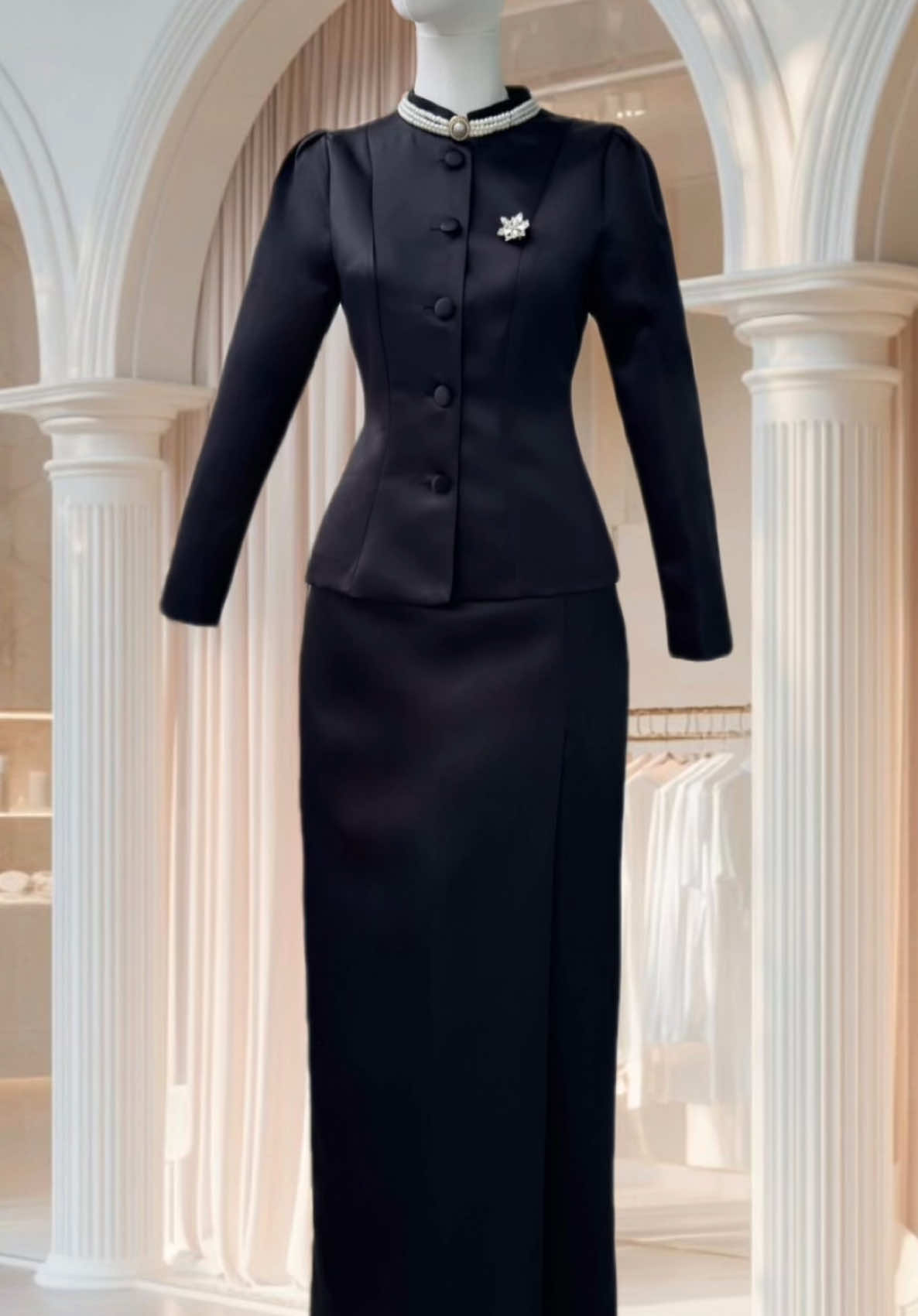 ชุดไทยจิตลดาสีดำ  #ชุดเดรสสีดํา #ชุดไทยจิตลดา #ชุดเดรสยาว #ชุดสีดําคนอ้วน #ชุดเรียบร้อย 