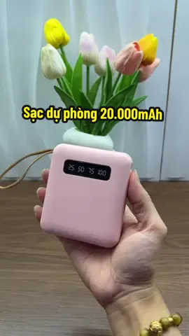 ☘️ Sạc dự phòng 20.000mAh . Hỗ trợ sạc nhanh. Cầm đi đâu cũng Tiện #viral #sacduphong #sacduphong20000mah #sacdienthoai #sacnhanh 