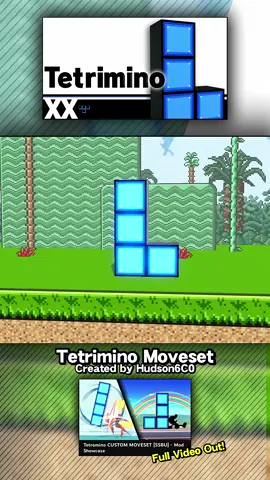 What if TETRIMINO was a Playable Character? #gaming #supersmashbrosultimate #smashmods #tetris 