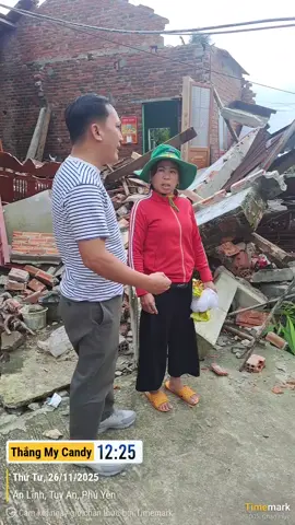 khu vực sạc lở, sập nhà