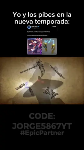 Ninjagooooo 🌪️🔥 Code: Jorge5867YT en la Tienda de Fortnite 🤑 #fortnite #fortnitememes #epicpartner 