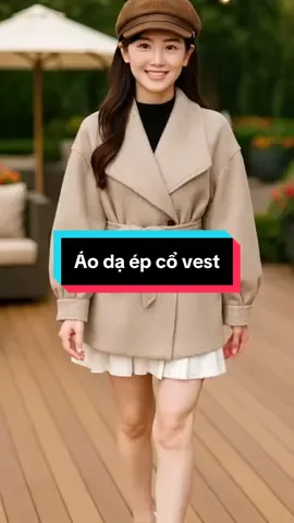 Áo khoác dạ ép cổ vest#xuhuong #thinhhanh #aokhoac #aokhoacnu #aokhoacda 