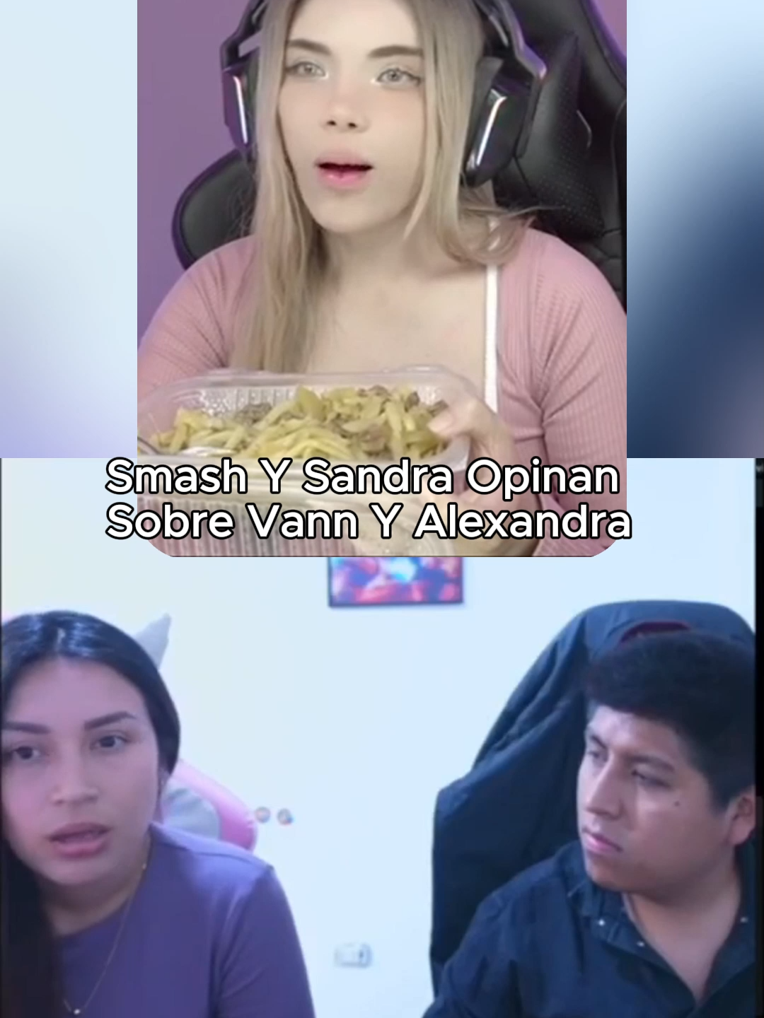 Smash y sandra opinan sobre la relacion de vann #sandraskins #smashdota #dota2 #peru🇵🇪 #paratii #kickperu #streamer #vann