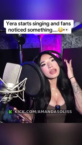 Yera starts singing and fans noticed something….😳👀#fyp #zavalahimself #amandasolis #yeraofficial 