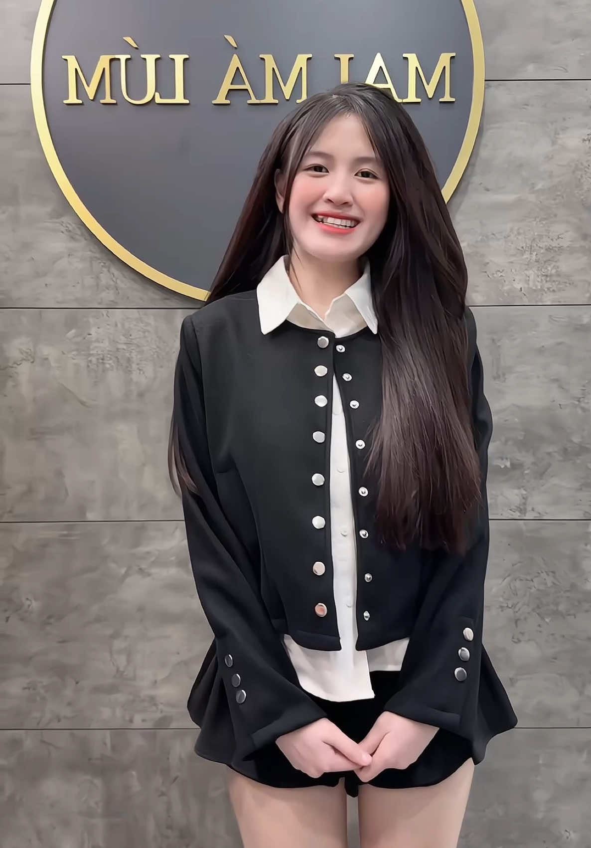 Áo Dạ Tweed Cổ Tròn