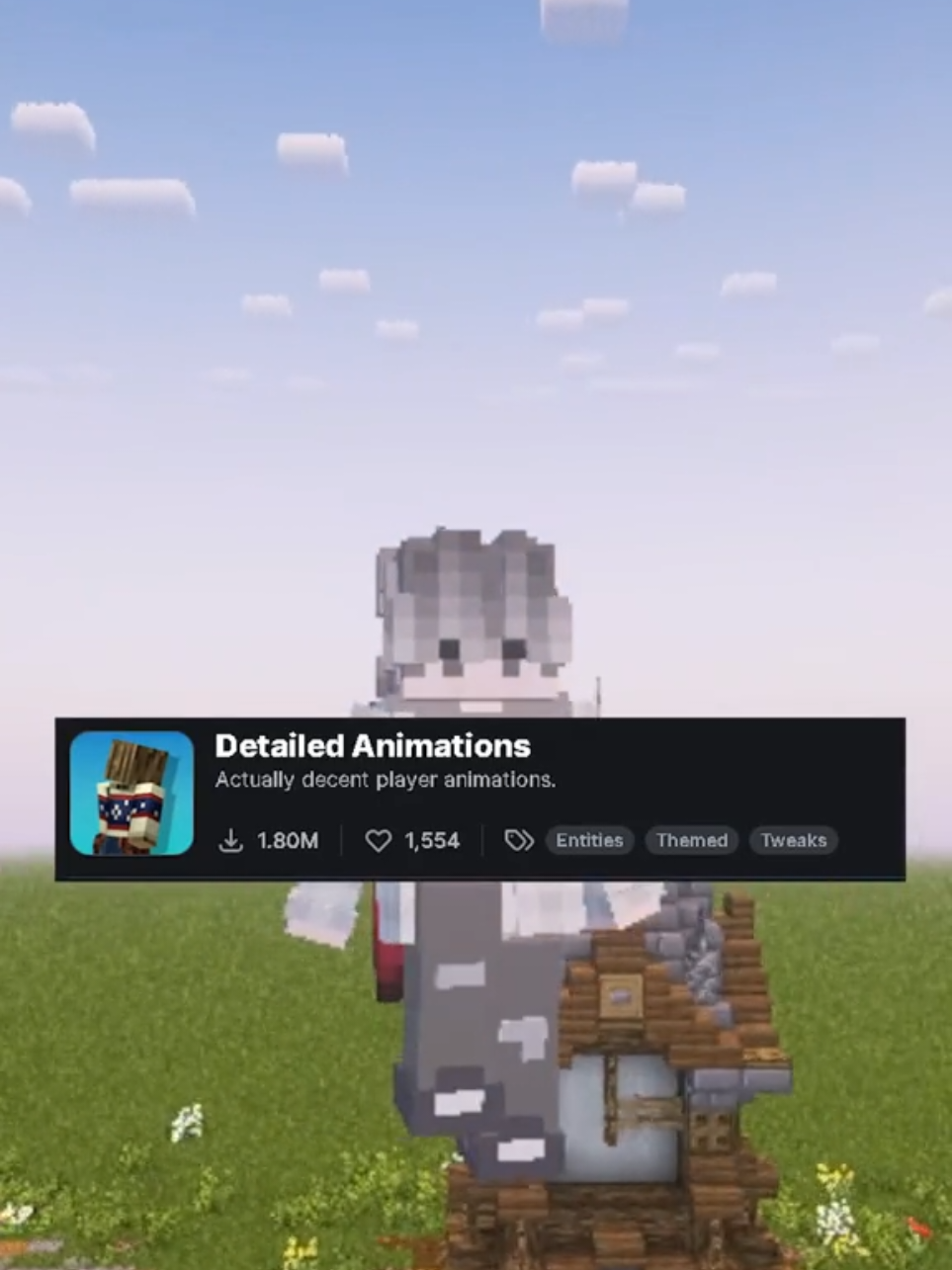 detailed animation resourcepack #Minecraft #resourcepack #foryou #modminecraft
