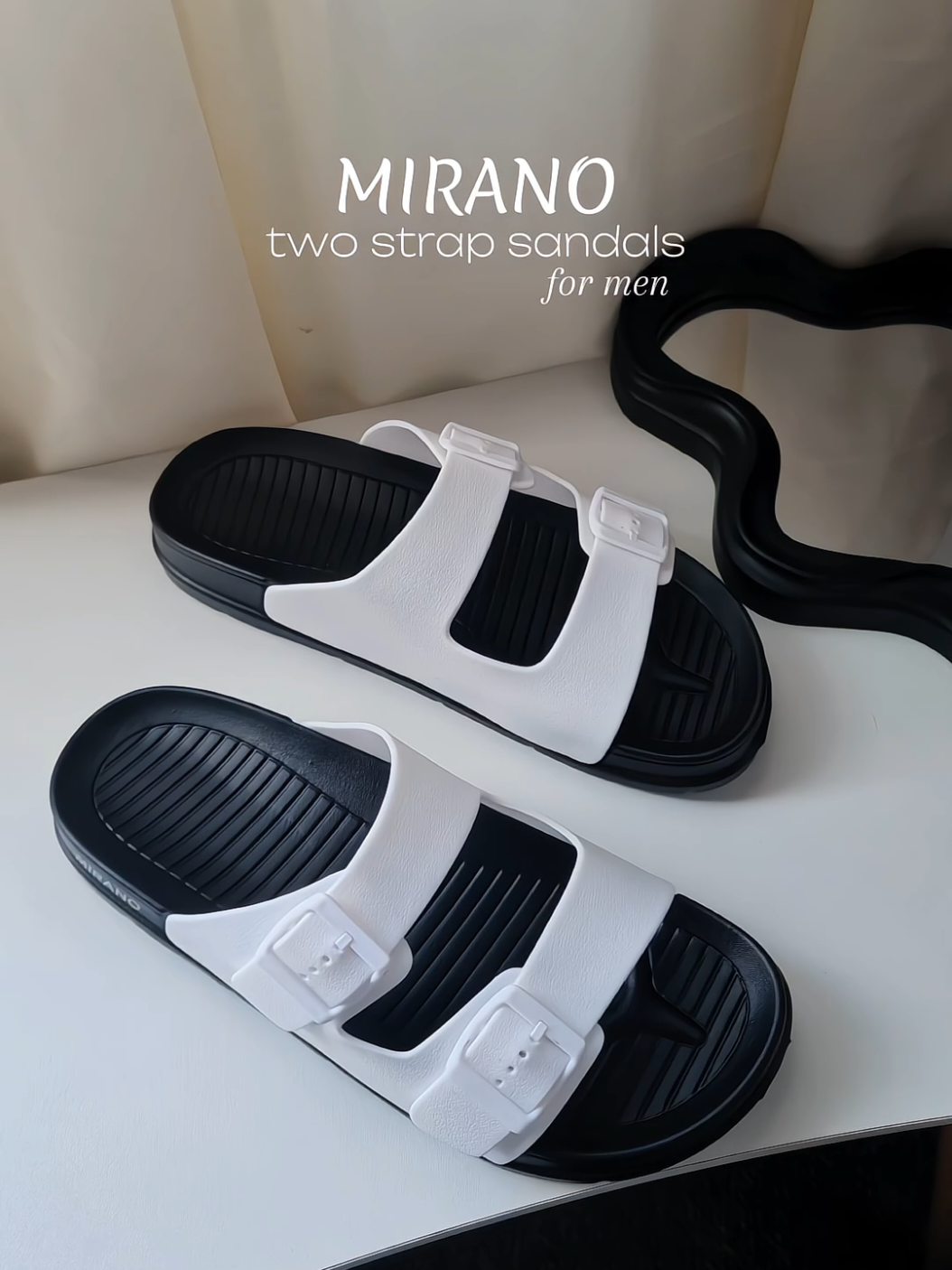 Ganda ng quality nito!!👌🏻🤍🖤 #miranoslipper #slipperformen #slipperforwomen #sandalsformen #unisexslippers 