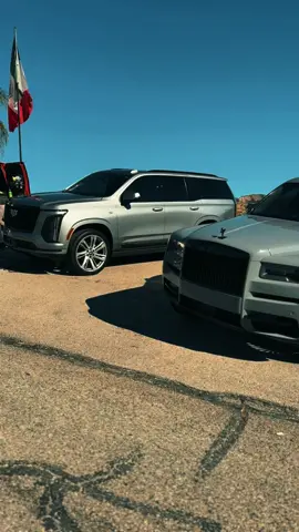Dynamic duo 2025 Cadillac 600 and rolls Royce cullinan #fyp #rollsroyce #escalade #detailingcars #carwash 
