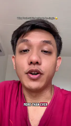 Paul understood the burden of preaching the Gospel of Jesus, a message that confronts every sinful desire of the human heart. He was rejected by women and men because truth exposes what we hide. This is why he said it is good to remain single, for devotion to Christ is clearer when the heart is undivided. But never limit God. He knows what we need. He can give a covenant marriage or a season of singleness. Either way, blessed be the name of Jesus.