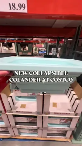 This KitchenAid Collapsible Colander is such a smart kitchen upgrade 🙌 It expands all the way to 22.5 inches across, fits over the sink, and collapses flat so it doesn’t take up space. Perfect for rinsing fruit, draining pasta, or quick meal prep. 4-quart capacity Dishwasher-safe Item #1901747 Price: $18.99 Hashtags: #KitchenAidFinds #KitchenEssentials #CollapsibleColander #CookingMadeEasy #FoodPrepTools #SmallSpaceKitchen #HomeCookingGear #KitchenFavorites 🚫 NOT affiliated with Costco 🚫 NOT affiliated with any brands, items, or companies in this content@KitchenAid 