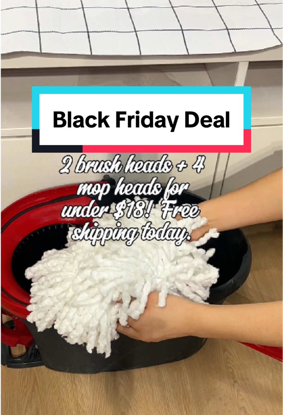Your mop is crying.#cleaning #mophead #ocedarmop #mopping #tiktokshopblackfriday 