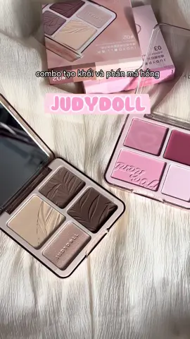 Combo bảng tạo tối và phấn má hồng 4 ô nhà Judydoll #judydoll #bangtaokhoi #mahong #makeup #reviewlamdep 