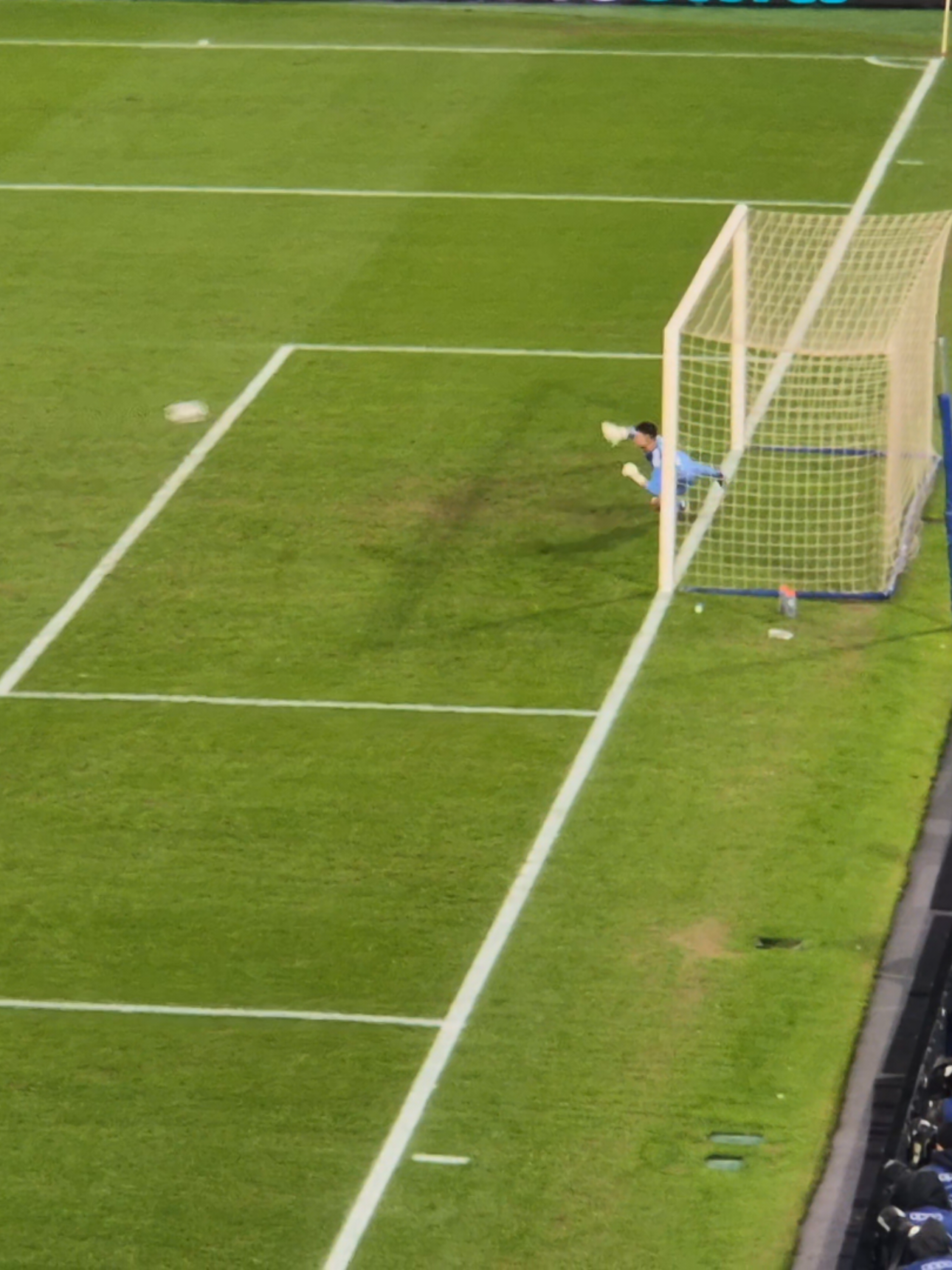 həmin an stadiondan. çox yaşa Koxalski!  #qarabag #championsleague #goalkeeper #napoli 