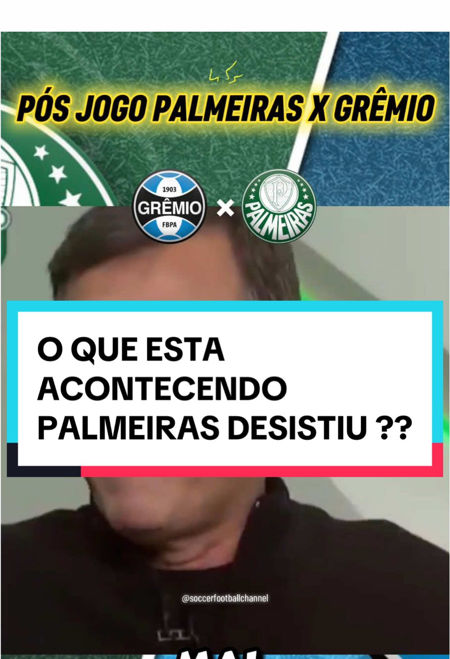 Pós Jogo Palmeiras x Grêmio, Palmeiras desistiu do brasileirão!? #brasileirao #palmeiras #gremio #manchaverde #futebolbrasileiro 