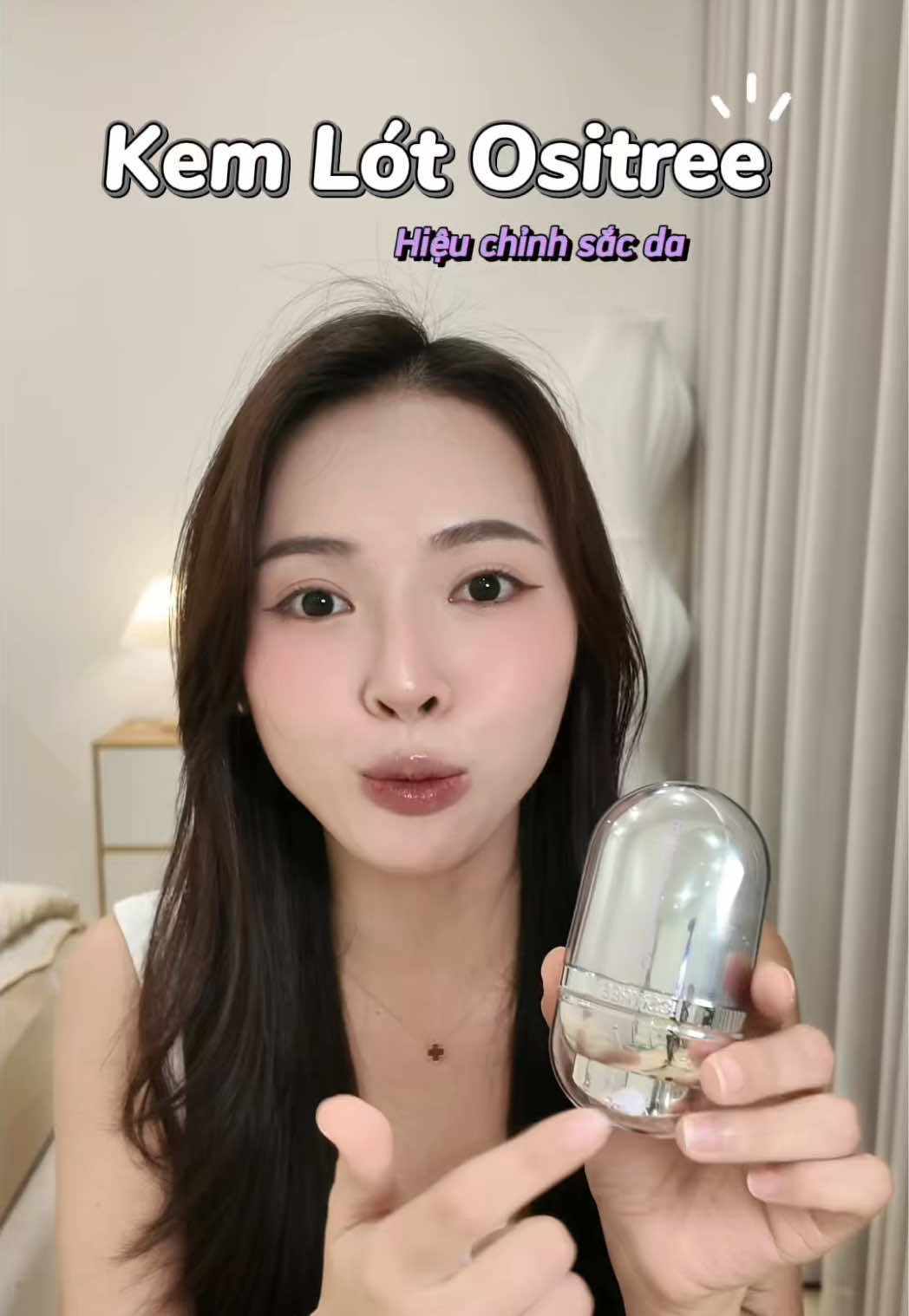 Kem lót đổi màu cho da oki lắm nè #ositree #kemlot #makeupbase #goclamdep #trangdiemhangngay 