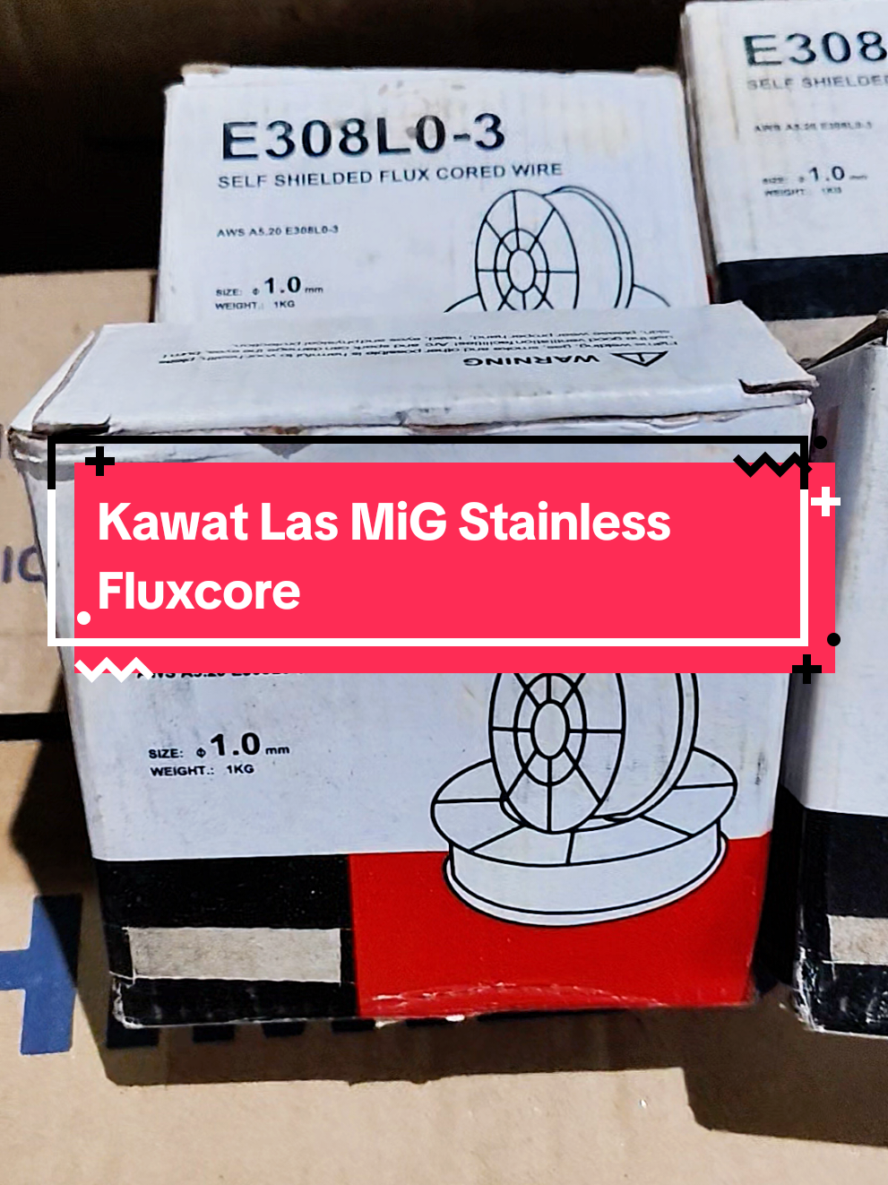 Kawat las stainless MiG Tanpa gas / fluxcore#kawatlas #kawatmig #kawatmigstainless #kawatfluxcore 