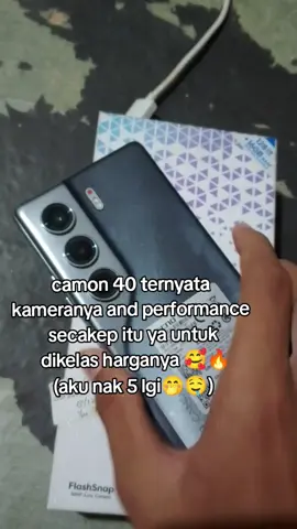 gelo bener camon 40 4g kamera and performance emng best dikelas nya😭🔥#TECNOindonesia #TECNOFansIndonesia #tecnocamon40 #tecnologia #hpimpian @TECNO Sumatra @TECNO Indonesia Store 