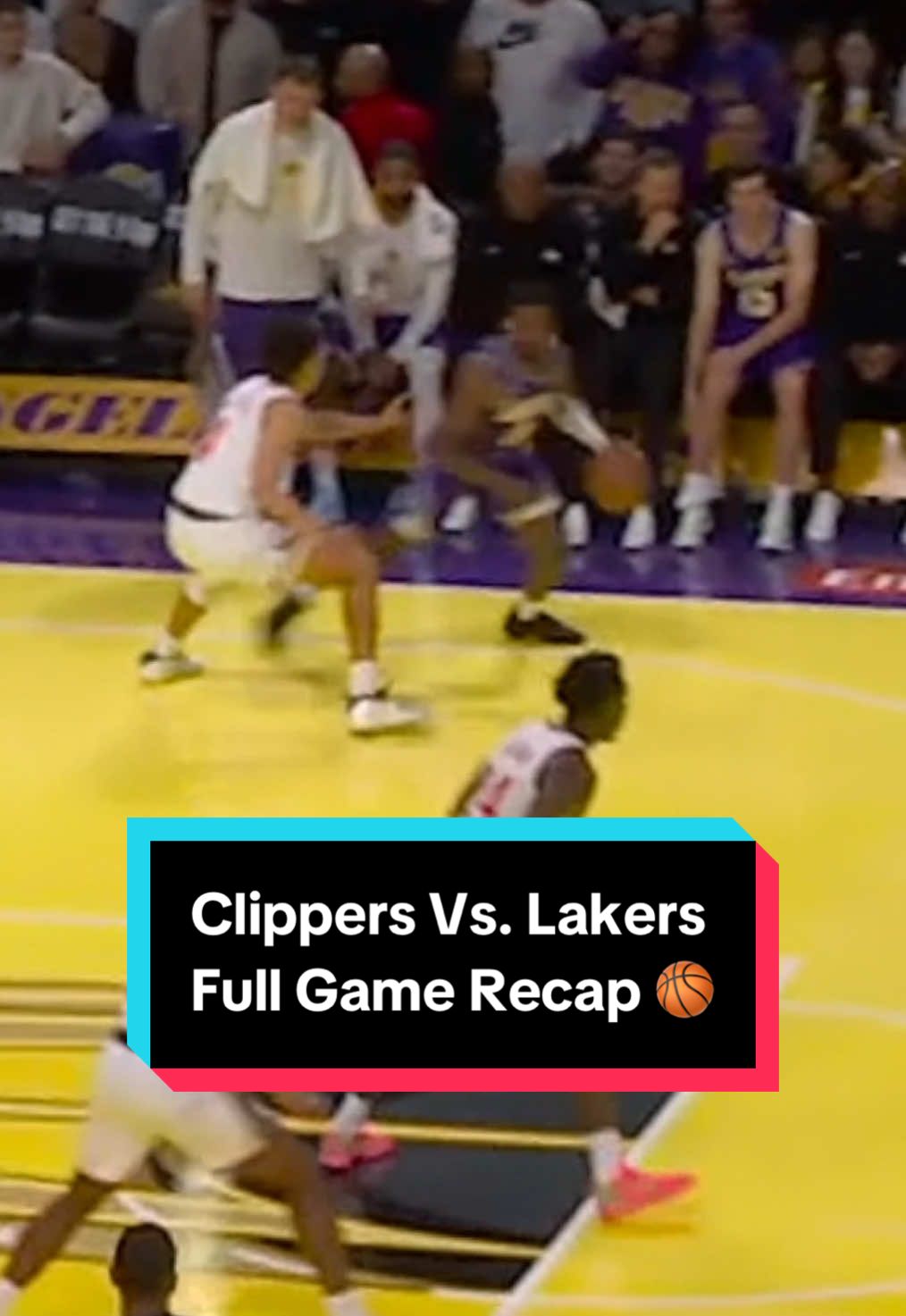 The action was nonstop — here’s how it went down. 🏀 Catch the full experience from @LA Clippers vs. @Lakers #NBA #Basketball #Lakers #Clippers 