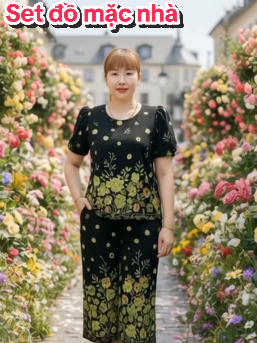 Mặc ở nhà thì thoải mái ,dễ chịu ,mặc đi chợ đi thể dục thì đẹp #maiboutique #setbomacnha #macdepmoingay #xuhuong2025 