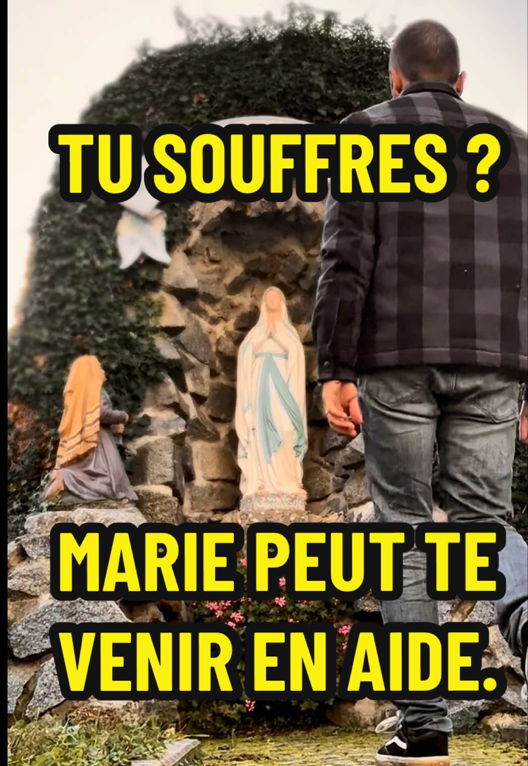 🤕Dans mes moments les plus lourds, j’ai demandé à Marie de prier pour moi. ✝️Et chaque fois, c’est le Christ qui m’a relevé. 👉Je partage ça parce que si tu souffres aussi… saches que t’es pas seul.❤️‍🔥 #témoignage ##foi#catholique ##marie#priere 