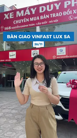Bàn giao chiếc Lux SA cho anh khách đến từ Hoàng Mai. Cảm ơn anh đã tin tưởng, chúc anh đi tốt dùng bền, vạn dặm bình an anh nha ❤️ #duyphongauto #otocuuytin #auto168 #luxsa 