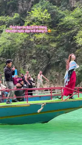 Kỉ niệm duii trên sông Nho Quế 🥰 #vietnam #hagiang 