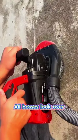 This single head rough grinding machine, easy to sand the ground a variety of sites applicable, do not let the dust affect the work. #factory #powertool #fyp #sourcing #wholesale 