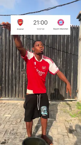 If Bayern Munich win Arsenal today I will bath naked on the road  #arsenal #bayernmunich 