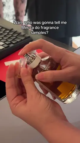 Wait, am I the only one who didn't know Mecca do fragrance samples?! I feel like this is a literal game changer when choosing a new perfume or perfect for travel 🦢🥥☁️✨ @MECCA #fragrance #fragrancesamples #meccabeauty #perfumetiktok 