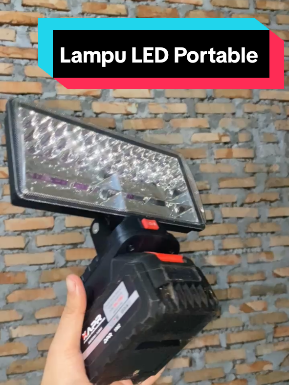 lampu LED Portable.mampu menerangi Jarak Jauh. #fyp #lampu 