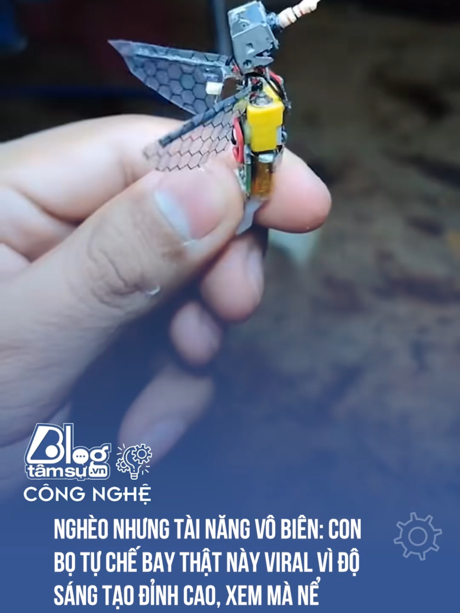 Con bọ tự chế bay được này chứng minh sáng tạo không cần đồ xịn #BTSmedia #blogtamsu #xuhuong #trending #congnghe #video #tintuc #xahoi #KinhTe #TikTokNews #TinTucMoi #KinhDoanh #technology #machine #Science #technologia #intelligent #future #futuretech #xh #invention #creative
