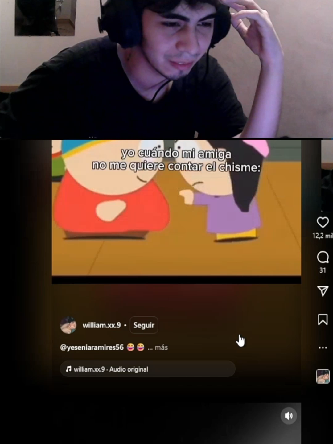 wtf mi ig #clip #kick #stremer #fypp #reaccion #broma #chiste #turbio #argentina #instagram #instagramreels #parati