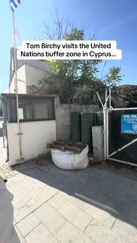 Tom Birchy visits the United Nations buffer zone in Cyprus…#tombirchy 