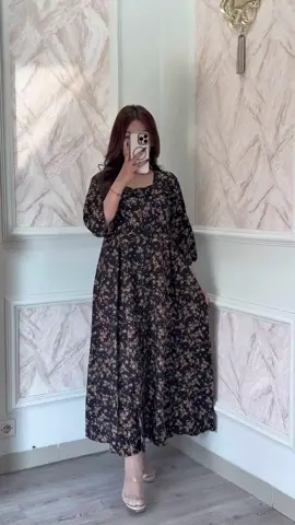 Zenata Midi Dress Motif#7 BY RMB Katun Rayon Motif Premium Harga Ecer Cek Keranjang👆 Harga Kodi DM 👈 #zenatamidi #mididress #midirayonmotif #RMB 