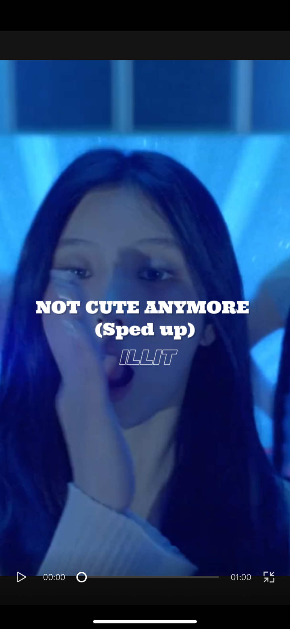 NOT CUTE ANYMORE(sped up) | ILLIT  #notcuteanymore #ILLIT #kpop #xh #kpopworld 