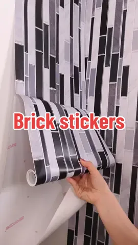 Brick stickers#sticker #wall #clean #blackfriday #tiktokmademebuyit 
