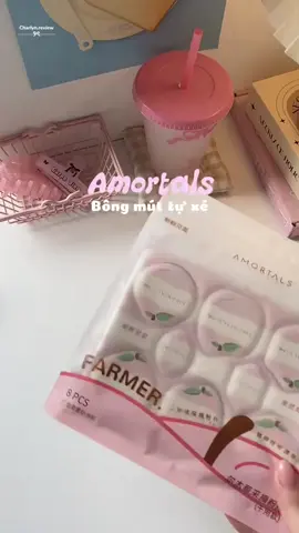 ASMR xé mút Amortals ✨ - Bản đào (không cần làm ẩm với nước)  - Bản lê (làm ẩm với nước) #asmr #mut #myphamchinhhang 