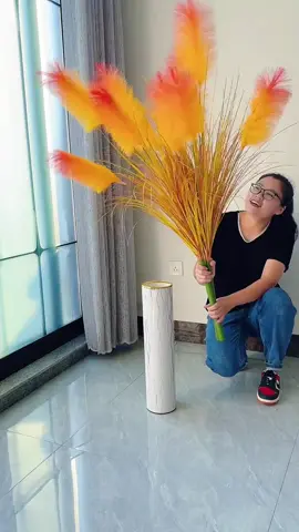 Bông lau nhân tạo cắm Tết đẹp lắm #tet2026 #decortet #hoatrangtri #hoatet #bonglua 