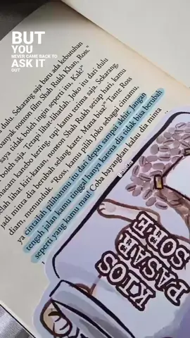 cintailah pilihanmu itu dari depan sampai akhir. #buku #kiospasarsore #fyp 