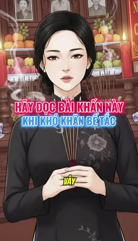 Hãy đọc bài khấn này khi khó khăn bế tắc #vankhangiatien #tamlinh #giatien #khanvai #maymantailoc🍀☘️ 